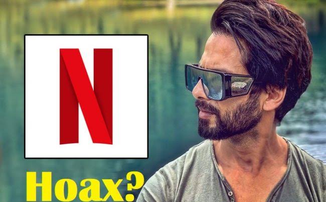 Shahid Kapoor’s 100-Crore Deal With Netflix Is A niHoax 12