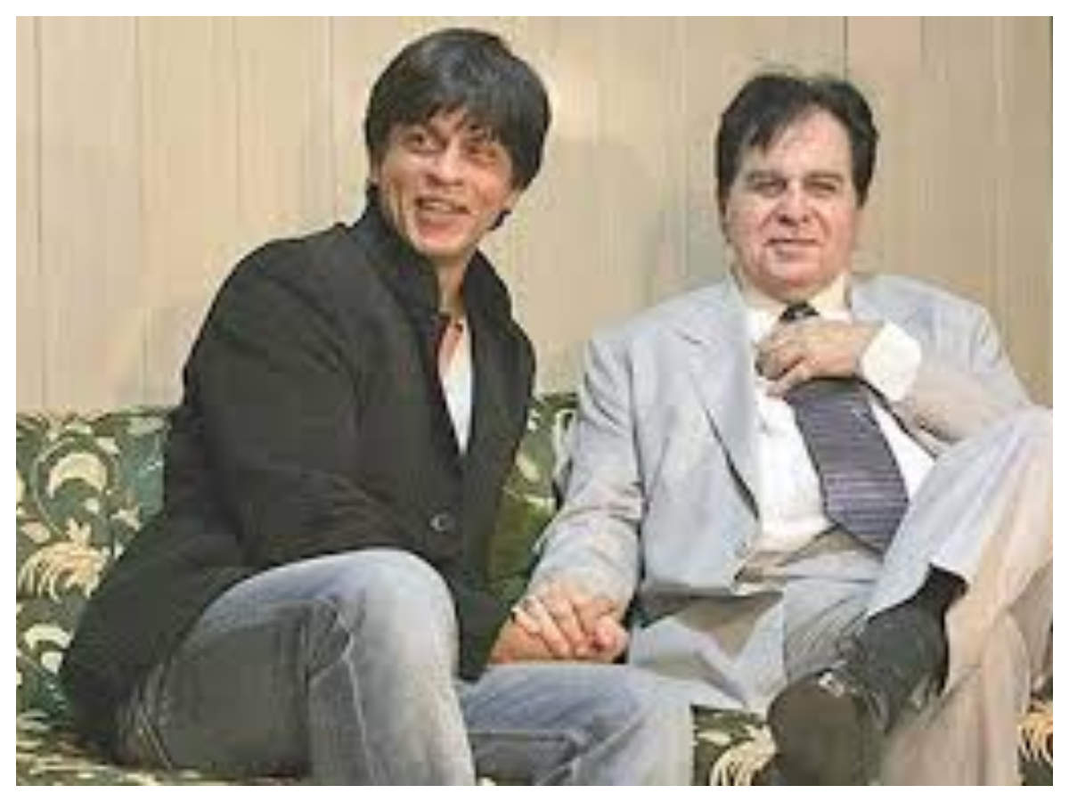 Shah rukh khan and Dilip Kumar