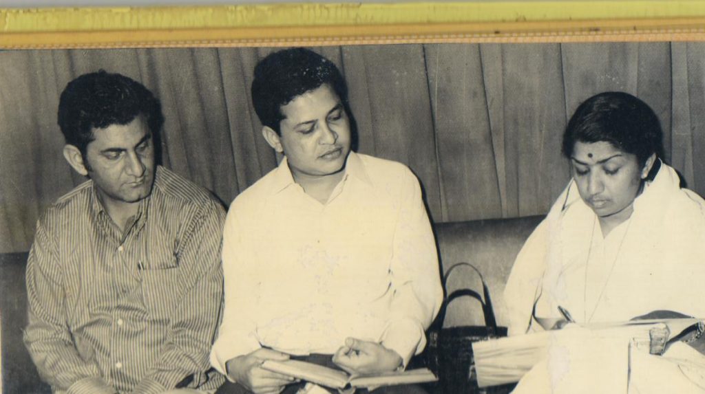 Anand Bakshi and Lata Mangeshkar