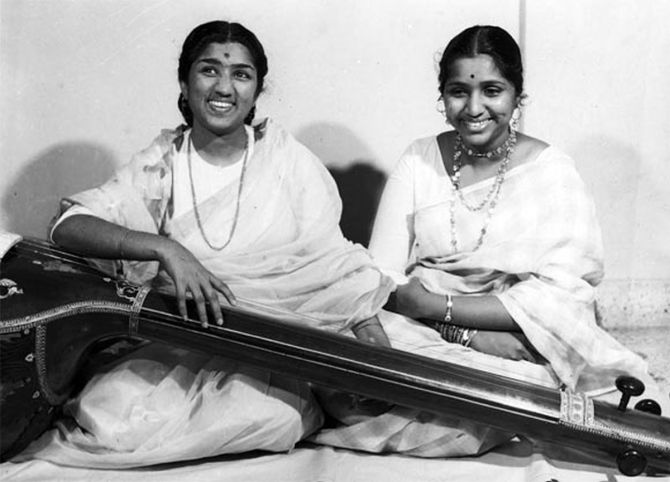 asha bhosle and lata mangeshkar
